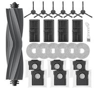 APZOVO Ricambio Accessori per Dreame L10s Pro Ultra Heat /L10s Ultra Gen 2 /X30 Ultra, per Mova E30 Ultra, 1 Spazzola Principale, 4 HEPA Filtro, 6 Sacchetti di Polvere, 6 Panno, 6 Spazzola Laterale