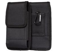 AQ Mobile Custodia Verticale con Passante per Cintura per Google Pixel 7a, Google Pixel 6a, in Tessuto