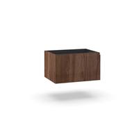 Aqa Design base portalavabo 1 cestone, sotto lavabo da bagno frontale in MDF cannettato, mobile sottolavabo, nr1 cassetto con scorrimento e chiusura soft - Rovere - 60x45x35 cm