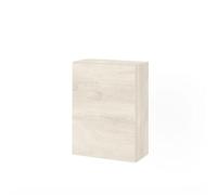 AQA DESIGN Collezione Aurora Mobile Pensile Bagno Anta Push-Pull, Chiusura soft, Ripiano Regolabile, Design Moderno, 47,5x35x18cm, finitura Rovere Alaska