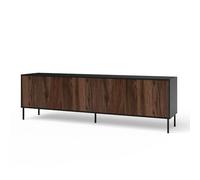 AQA DESIGN credenza, Madia moderna, mobile buffet - credenza soggiorno con ante e ripiani, realizzata in Melaminico, MDF Made in Italy - Multicolore - 238x50x72 cm