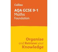 AQA GCSE 9-1 Maths Foundation Organise and Retrieve Your Knowledge (Tascabile)