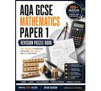AQA GCSE Mathematics Paper 1 Exam Revision Puzzle Book: 50 Crosswords, 50 Cryptograms and 10 Word Searches with Study Notes and Full Solutions for the ... Foundation and Higher, Non Calculator Paper