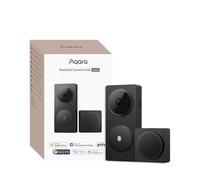 Aqara 2K Video Campanello G410 con Suoneria, HomeKit Secure Video, Audio Bidirezionale, Hub Matter Integrato, Wireless/Cablato, Apple Home, Alexa, Google, Home Assistant, Wi-Fi 2.4 G/5GHz, Nero