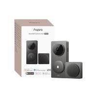 Aqara 2K Video Campanello G410 con Suoneria, HomeKit Secure Video, Audio Bidirezionale, Hub Matter Integrato, Wireless/Cablato, Apple Home, Alexa, Google, Home Assistant, Wi-Fi 2.4 G/5GHz, Grigio