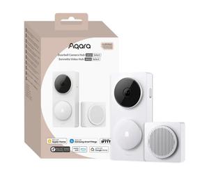 Aqara Doorbell Camera Hub G410 Select Bianco Videocitofono Hub, Telecamera, Apple Homekit