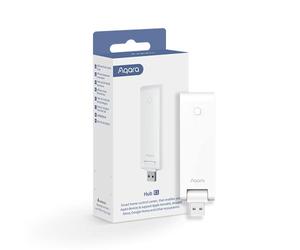 Aqara Hub Domotica E1 (Wi-Fi a 2,4 GHz Richiesto), Interfaccia USB-A per Alimentazione, Zigbee 3.0, Funge da Ripetitore Wi-Fi (Hot Pot), Compatibile con HomeKit, Alexa, Google Assistant, IFTTT