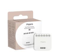 Aqara Modulo Doppio Relè T2 Zigbee 3.0, Richiede HUB Aqara, 10A
