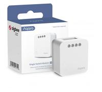 AQARA AQ-SSM-U02 Aqara Modulo Singolo T1 (Senza Neutro) - Installa senza neutro dietro interruttori classici - Ideale per aggior
