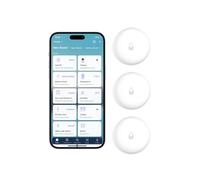 Aqara Sensore di Perdite d'Acqua 3-Pack, Richiede un Hub Aqara, Rilevatore di Perdite d'Acqua Senza Fili Zigbee di Allarme e Domotica Intelligente, Allarme Sensore Acqua per Cucina, Bagno