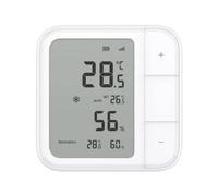 Aqara, Sensore intelligente di temperatura/umidità W100 con display LCD, Bianco
