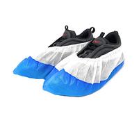 AQASKIN- Copriscarpe [1000 pz] Monouso impermeabili extra resistenti - Suola goffrata - CPE + TNT