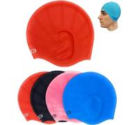 AQASKIN Cuffie Nuoto Professionali in Silicone Bielastico Ear - SCONTI QUANTITÁ - Proteggi Orecchie - Piscina Acquagym Adulti e Ragazzi - Unisex - Quantità 1-25-50-100 pz - Disponibilità Colori.