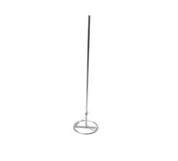 Aqbau Agitatore per colori per miscelatori a chiocciola, 1 pezzo, diametro 100 mm x 440 mm, acciaio zincato