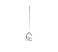 Aqbau Agitatore per colori per miscelatori a chiocciola, 1 pezzo, diametro 55 mm x 270 mm, acciaio zincato