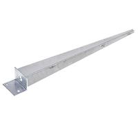 Aqbau Boccola a terra L 40 x 500 - Supporto per pali in legno, a forma di L