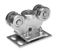 Aqbau® Carrello Di Scorrimento Ruota Per Cancello Ruote In Acciaio Pro