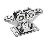 Aqbau® Carrello Di Scorrimento Ruota Per Cancello Ruote In Acciaio Pro