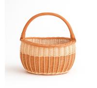 Aqbau Cestino Grande Intrecciato 41x40x26 CM Culla Portatile Cesto di Cimini