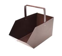 Aqbau® Contenitore per il carbone Contenitore per carbone Cassetto cenere Portacenere Contenitore per carbone in metallo Vasca per carbone (Vecchio rame)