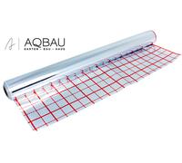 Aqbau® Foglio A Rete Alluminio Isolante Per Riscaldamento A Pavimento