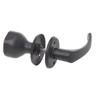 Aqbau Manopola girevole porta con pomello porta, set completo con bulloni e viti (nero)