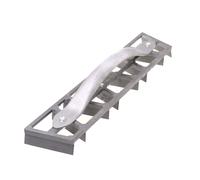 Aqbau Pialla 450mm Alluminio Porenbetonhobel Vassoio-Grattugia Ruote Gas Cemento