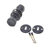 Aqbau® Pomello per porta girevole con rosetta BB, maniglia a pomello, pomello girevole per porta interna, pomello per porta, set completo di pomelli per porta inclusi bulloni e viti, maniglia per