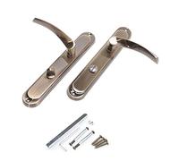Aqbau Set di maniglie per porta Patina, maniglia per porta, maniglia per porta RO (porta del bagno)