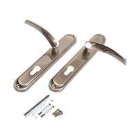 Aqbau Set di maniglie per porta Patina, maniglia per porta, maniglia per porta RO (PZ cilindro profilato)