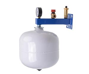 Aqbau® Set Vaso di espansione con membrana 18 litri con gruppo di sicurezza per acqua potabile, serbatoio di compensazione della pressione, serbatoio di compensazione bianco, serbatoio a pressione con