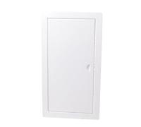 Aqbau Sportello di ispezione, 15 x 30 cm, in metallo, bianco, con chiusura a scatto, porta di ispezione, ispezione, sportello di manutenzione a secco, montaggio a sinistra/destra