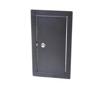 Aqbau® Sportello di ispezione in metallo con chiave (dimensioni di montaggio (LxAxP): 30 x 50 cm)