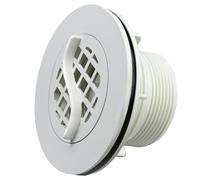 AQBB Kit filtro di ingresso filettato compatibile con pompe filtranti Intex con tubi da 3,8 cm, rondella in gomma e dado filtrante, filtro di ingresso per piscine con serbatoio e piscina fuori terra