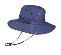 AQCDPJYU Cappello da Sole Estivo da Donna for Uomo e Donna, Berretto con Visiera a Secchiello Traspirante a Tesa Corta ad Asciugatura Rapida for la Pesca escursionistica(Dark Blue)