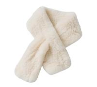 AQCDPJYU Fluffy Scarf Winter Thick Knitted Collar Muffler Scarves(Beige)