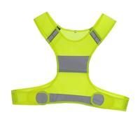 AQCDPJYU Giubbotto di sicurezza riflettente regolabile ad alta visibilità for la corsa notturna all'aperto(Green)