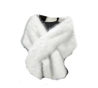 AQCDPJYU Sciarpa Scialle versatile Mantello invernale Palcoscenico Serata Banchetto Abito da sposa da donna(Color 02)