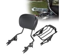 AQDSFT Schienale Staccabile Sissy Bar Portapacchi per Touring Road Glide FLTR 2009-2024 2010 2011 2012 2013 2014 2015 2016 2017 2018 2019 2020 2021 2022 2023