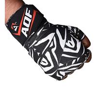AQF Fasce Boxe Bende per Le Mani Bendaggio Elasticizzato 4m Bendaggi Boxe per Sport da Combattimento, Boxe, MMA E Cross Fitness (Strisce di Zebra)