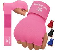 AQF Fasce Boxe Gel, Sottoguanti 4 Dita per Boxe,Guantoni Boxe MMA Muay Thai | Protezione Dita e Mano, Imbottitura Aero Gel, Lunghezza 75 cm, Fasce da Boxe per Kickboxing, Sacco da Boxe e Speed Bag