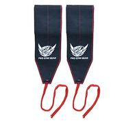 AQF Polsiere Palestra per Sollevamento Pesi Palestra Allenamento Supporto Resistenza Polsini Palestra 35" Lungo, 3" Largo (Nero)