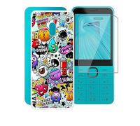 AQGGESH Custodia per Nokia 235 4G 2024 (2.8") con 1 X Pellicola Protettiva, Ultra Sottile Antiurto AntiGraffio Trasparente Morbida Silicone TPU Cover per Nokia 235 4G 2024 - XS40