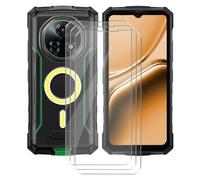 AQGGIIXY 3 Pack Vetro Temperato per Doogee Fire 7 PRO (6.60 Pollice), Ultra Resistente Pellicola Protettiva Schermo Protezione, 9H Durezza AntiGraffio Screen Protector Film per Doogee Fire 7 PRO