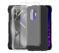 AQGGIIXY Confezione 2 Custodie con 2 Vetri per Blackview Rock 3