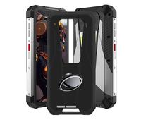 AQGGIIXY Cover per Unihertz 8849 Tank 3 PRO (6.79"), con Supporto ad Anello Regolabile a 360° Custodia Black AntiGraffio in Sottile Morbido Silicone Custodia