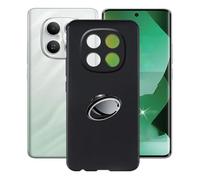 AQGGIIXY Cover per Xiaomi Redmi Note 15 4G (6.77"), con Supporto ad Anello Regolabile a 360° Custodia Black in Sottile Morbido Silicone Custodia per Xiaomi Redmi Note 15 4G