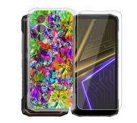 AQGGIIXY Custodia con Proteggi Schermo per Doogee Blade 20 Plus - XT117 | 6.60". Silicone morbido, antiscivolo, antiurto, durezza 9H, antigraffio, ultra sottile, HD chiaro.
