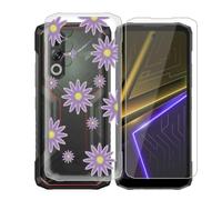 AQGGIIXY Custodia con Proteggi Schermo per Doogee Blade 20 Plus - XT41 | 6.60". Silicone morbido, antiscivolo, antiurto, durezza 9H, antigraffio, ultra sottile, HD chiaro.