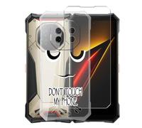 AQGGIIXY Custodia con Proteggi Schermo per Doogee S300 Plus - DUO6
